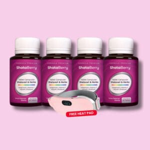 (4 Botol) – Shataberry + Percuma Heat Pad
